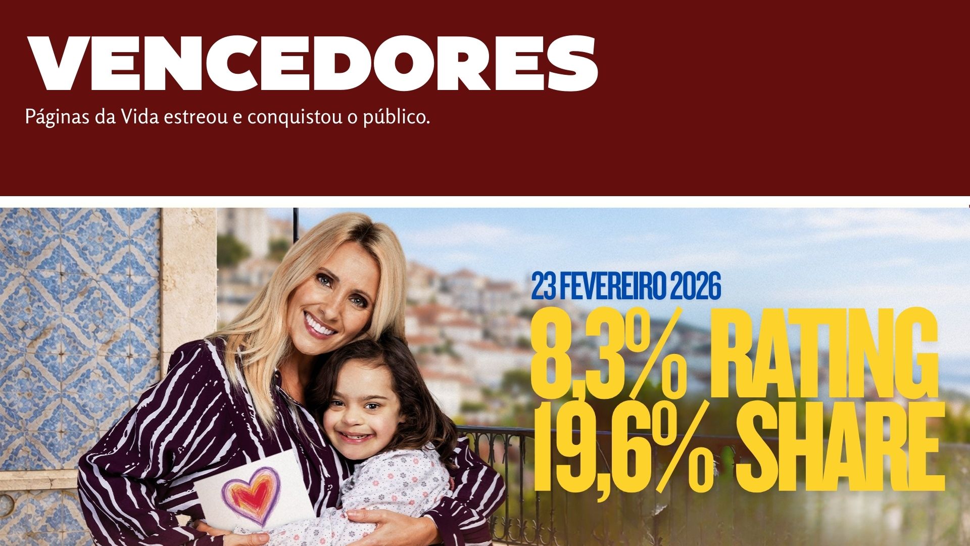 Páginas da Vida estreou e conquistou o público