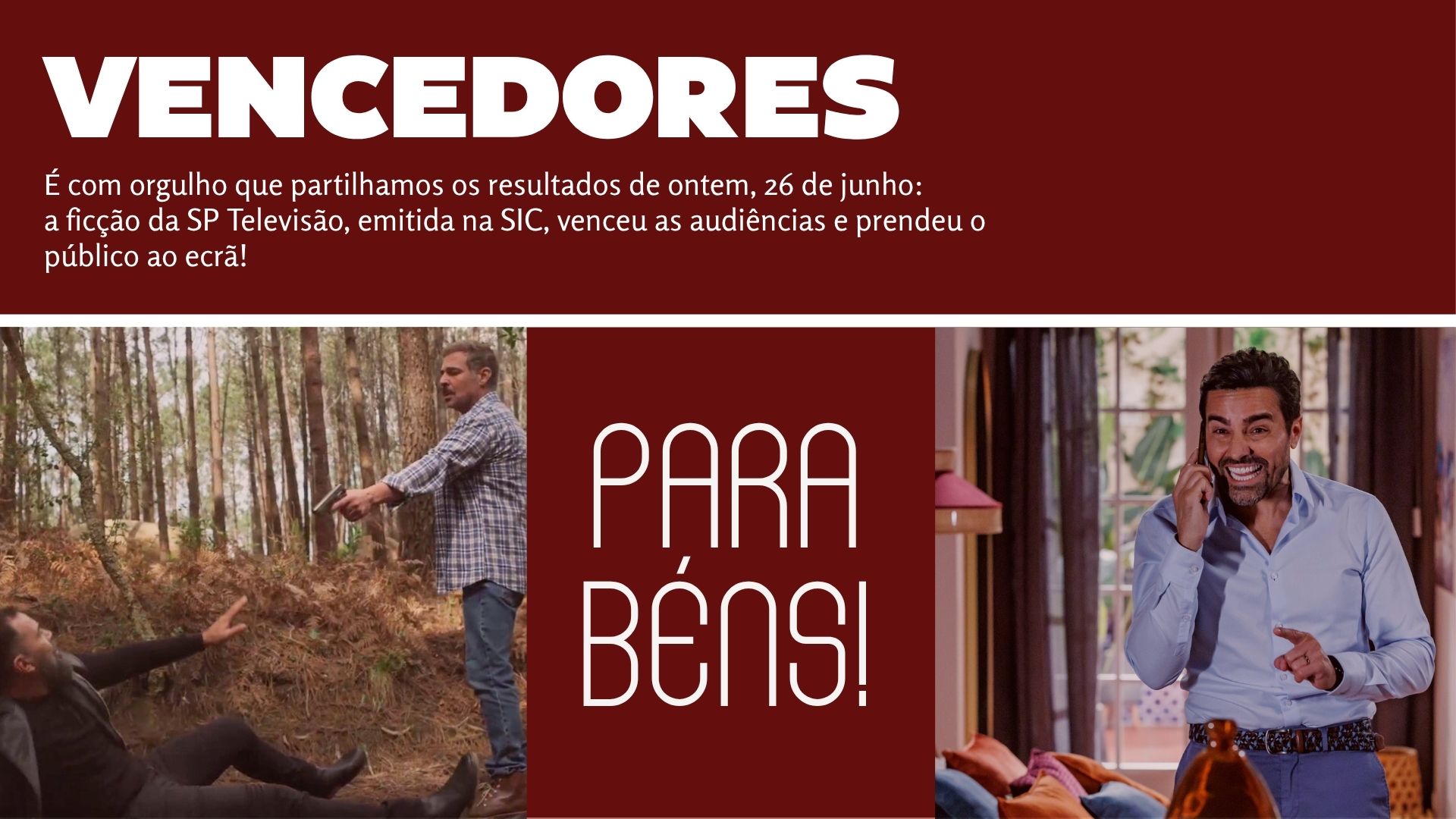 🎉 A nossa ficção voltou a conquistar Portugal!
