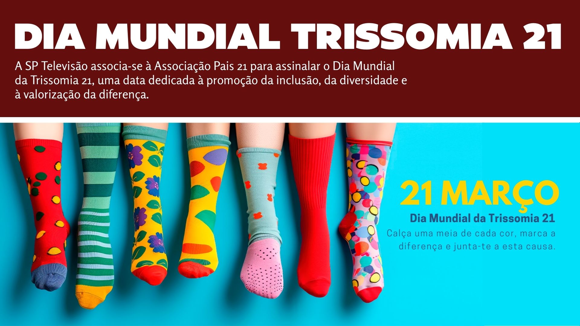 21 de março | Dia Mundial da Trissomia 21