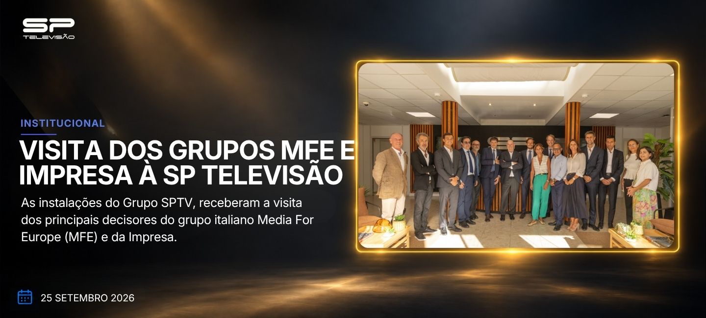 SP Televisão recebe visita da Media For Europe e do grupo Impresa