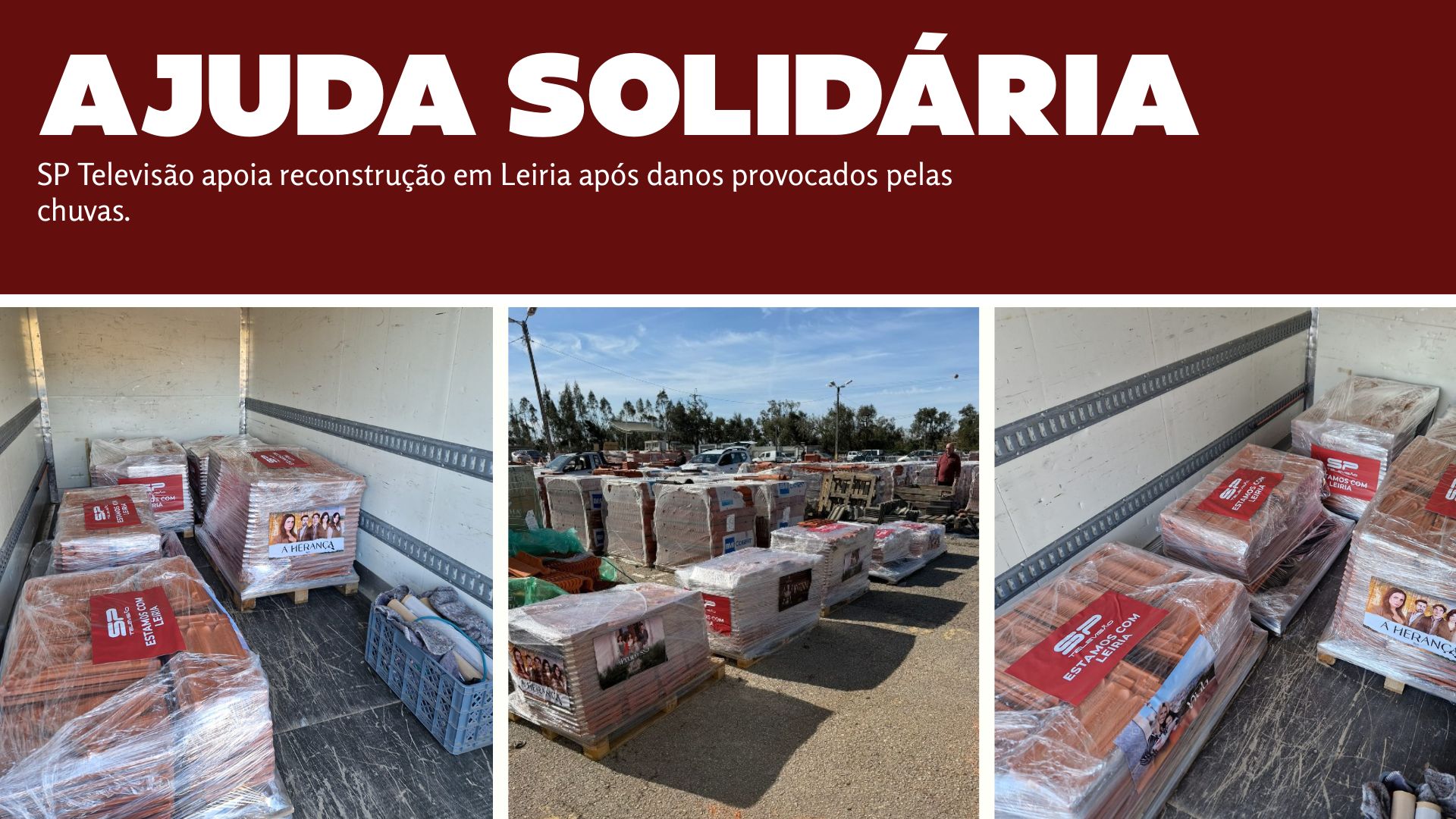 SP Televisão apoia reconstrução em Leiria após danos provocados pelas chuvas
