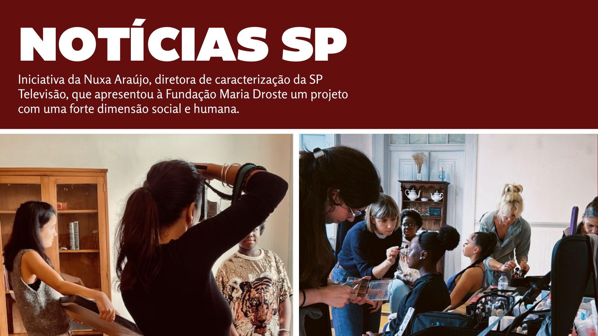 Ação Solidária Natal – Sessões Fotográficas para as jovens da Fundação Maria Droste