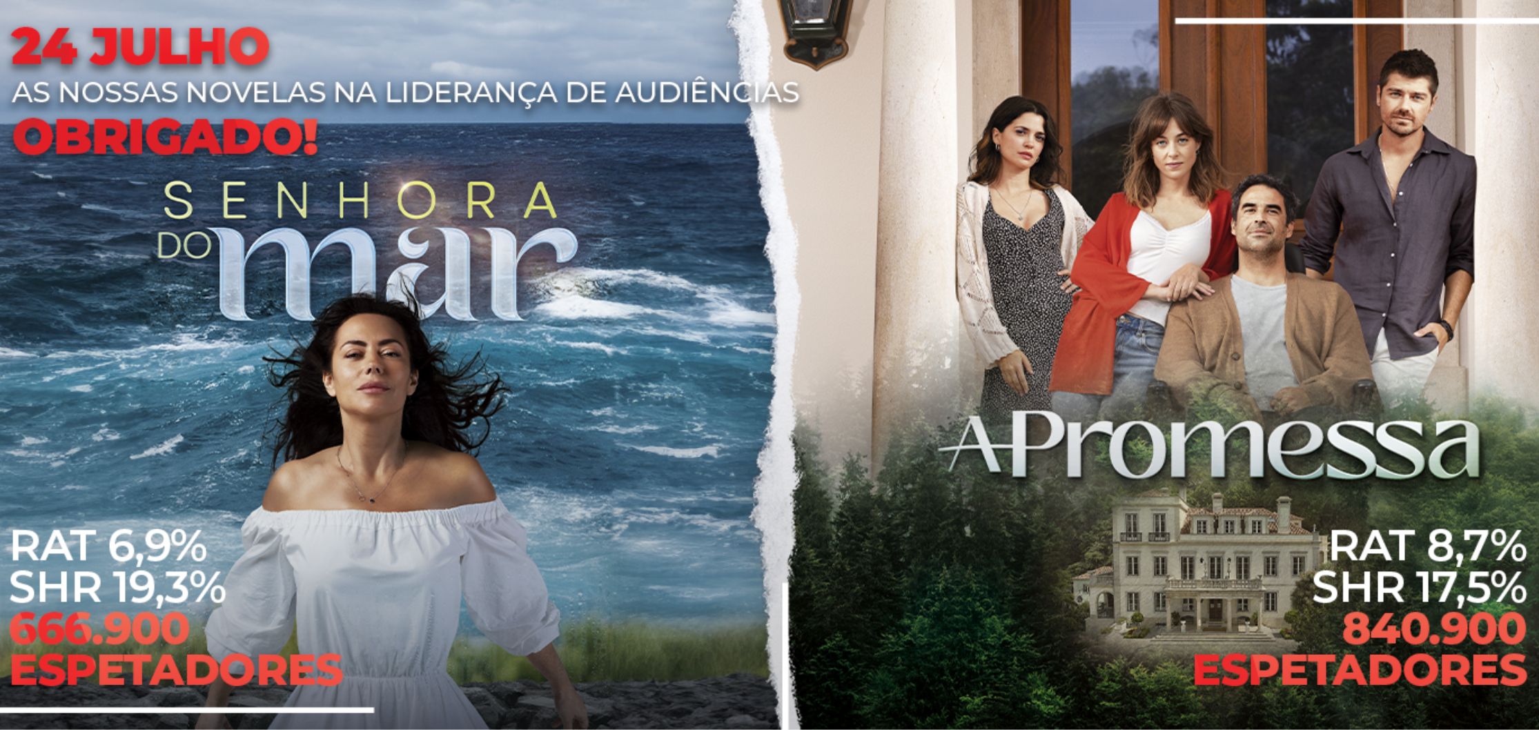 Novelas da SP Televisão lideram audiências