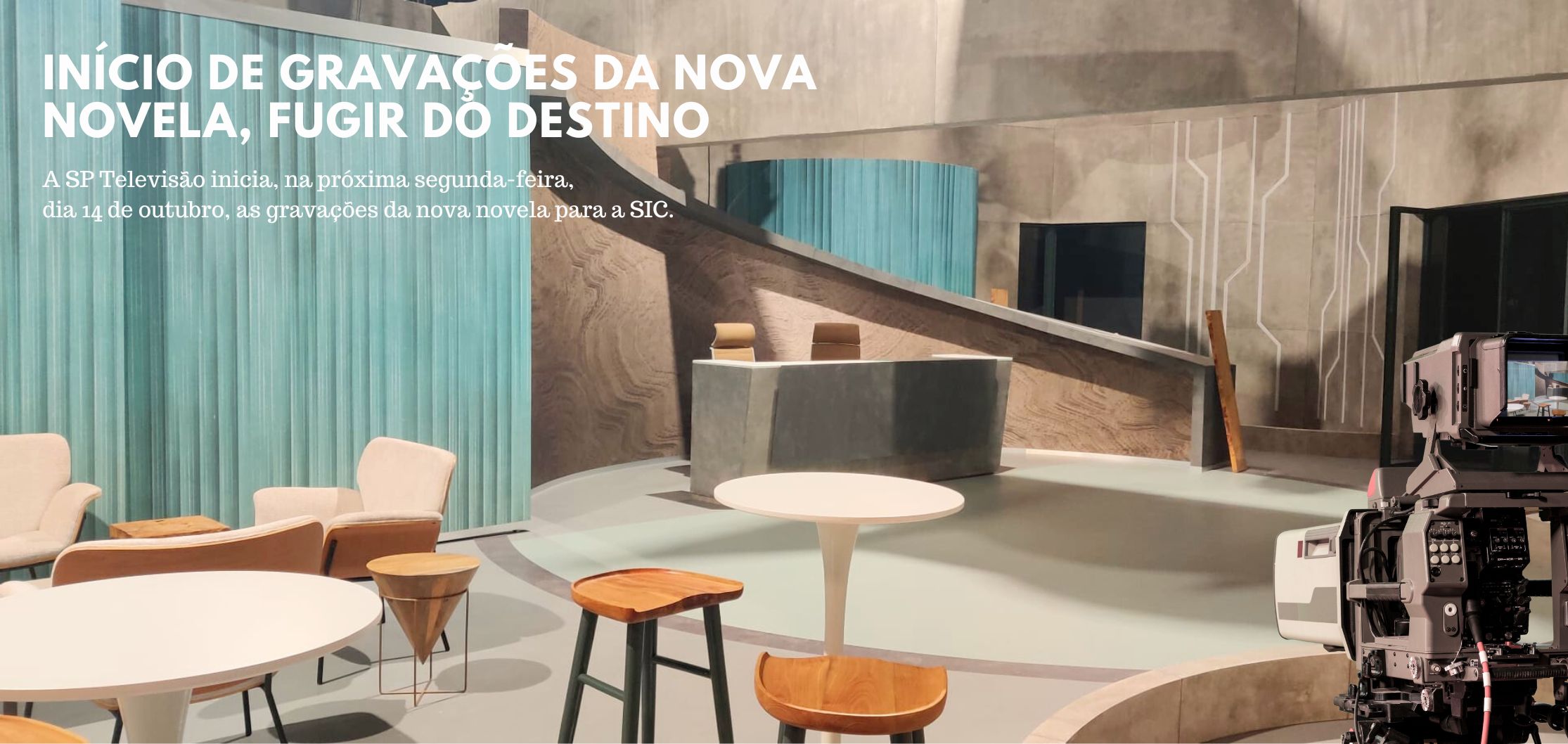 Início de gravações da nova novela para a SIC da SP TELEVISÃO - FUGIR DO DESTINO