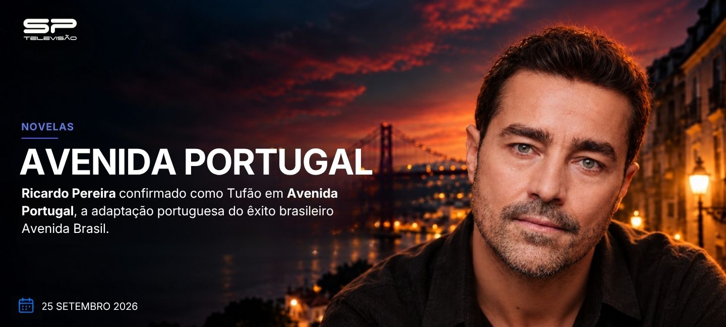 Ricardo Pereira confirmado como Tufão em AVENIDA PORTUGAL
