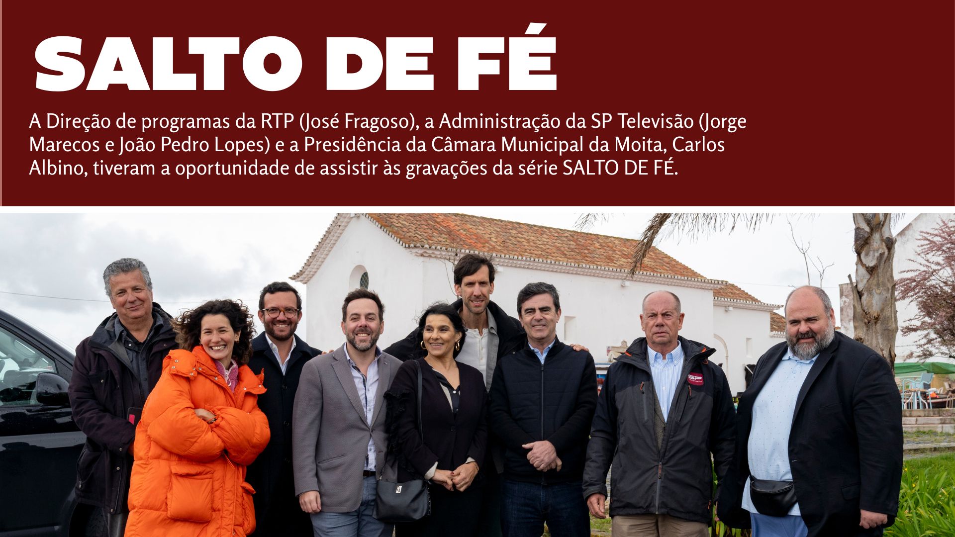 RTP, SP Televisão e Câmara Municipal da Moita assistem às Gravações de SALTO DE FÉ T2 com estreia marcada para Agosto 2025