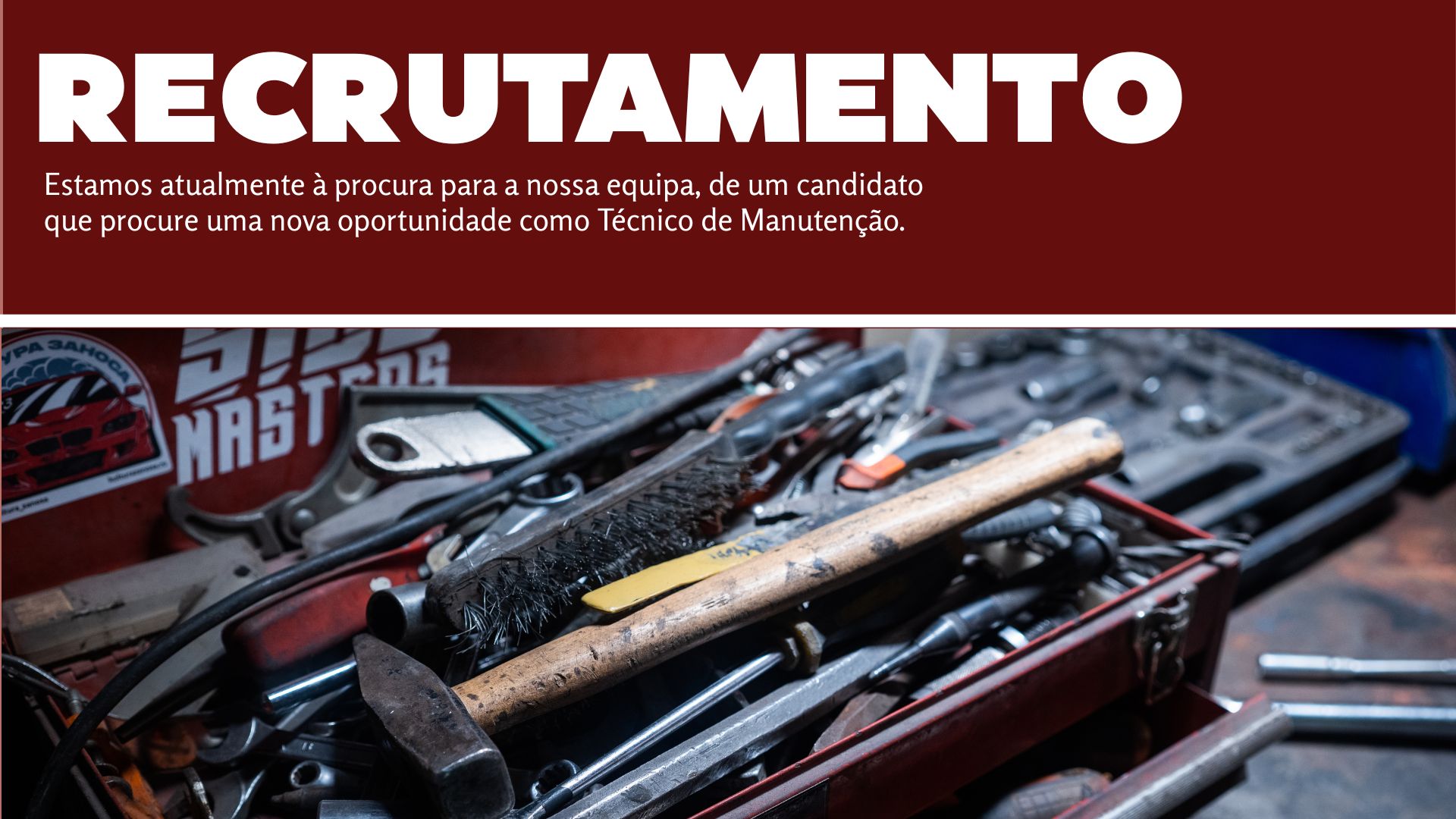Recrutamento: Técnico de Manutenção