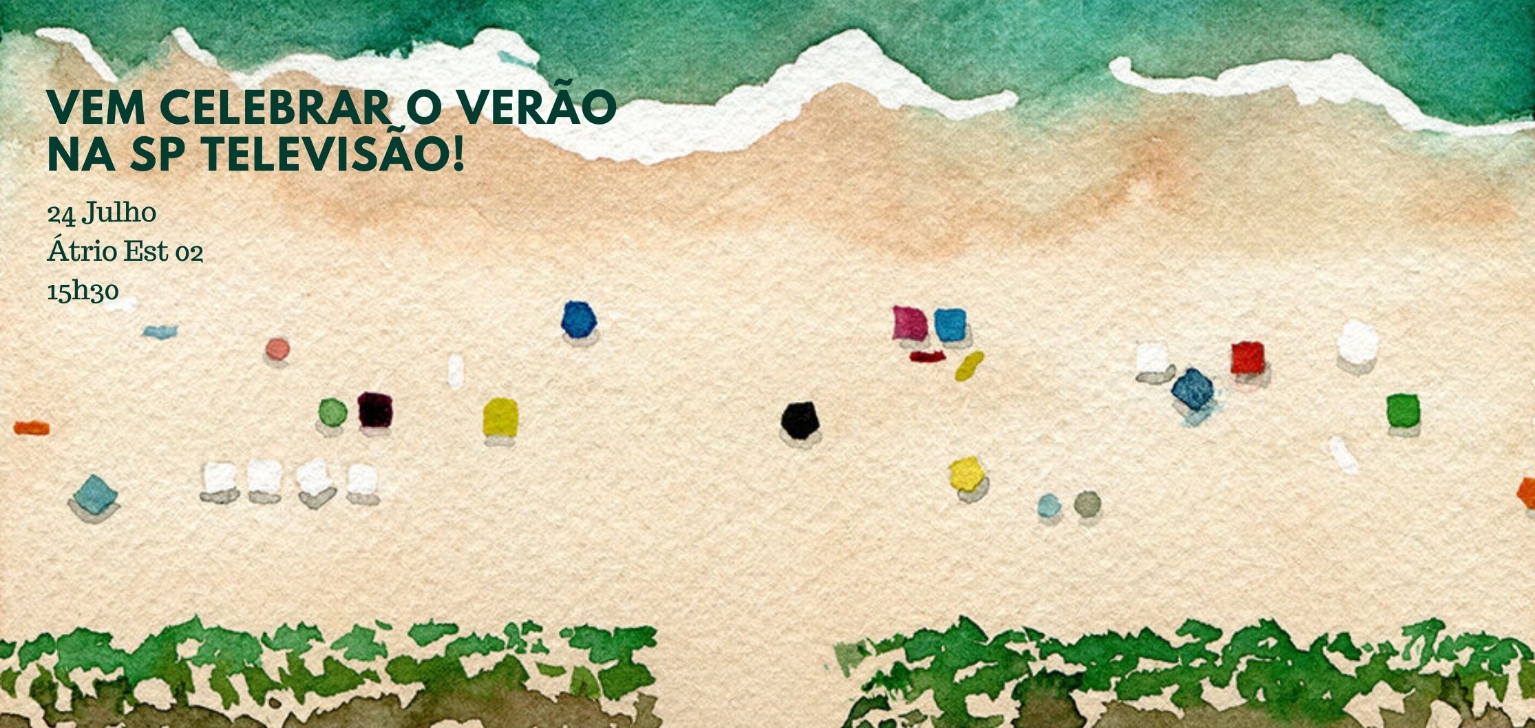 Vem celebrar o verão na SP Televisão!