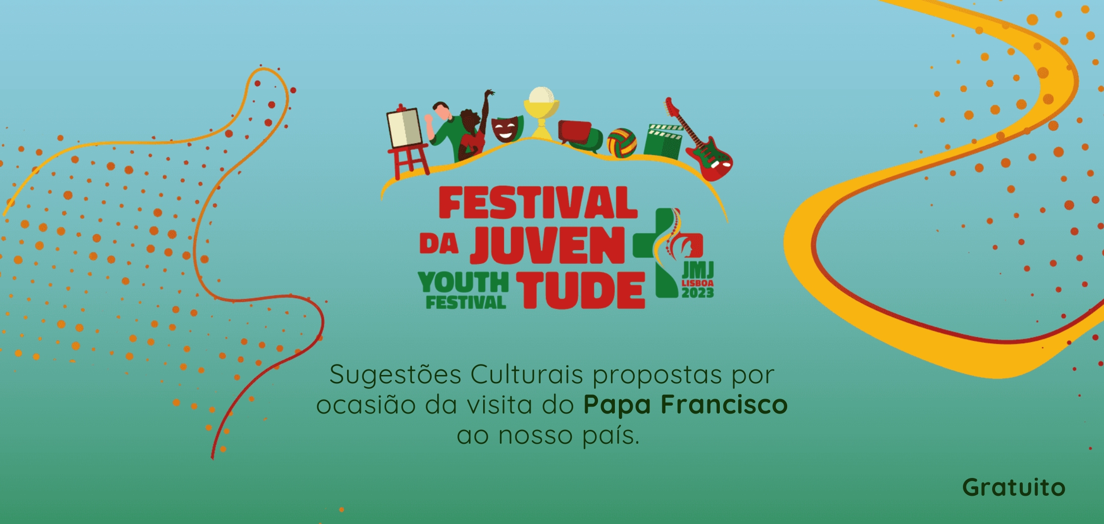 Sugestões culturais propostas por ocasião da visita do Papa Francisco ao nosso país