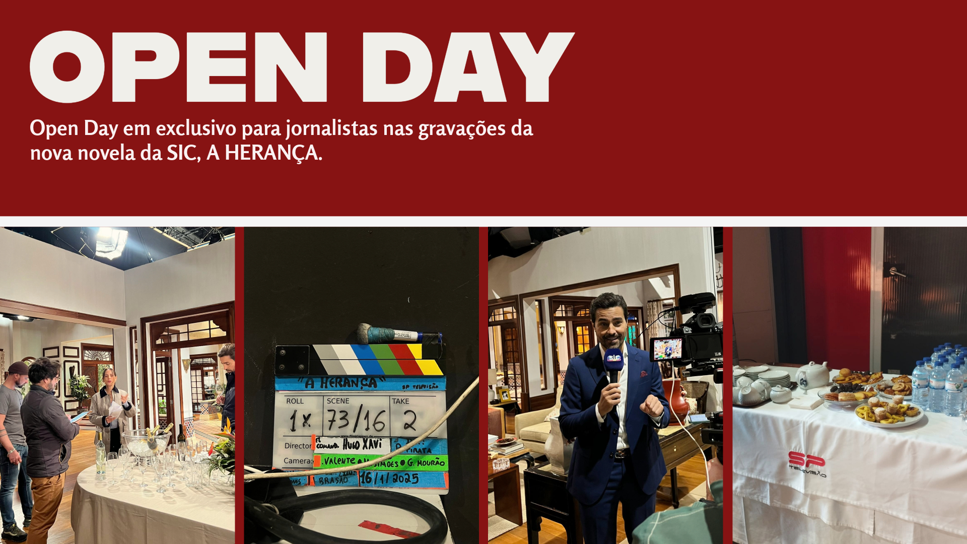 Open Day nas Gravações da novela A HERANÇA