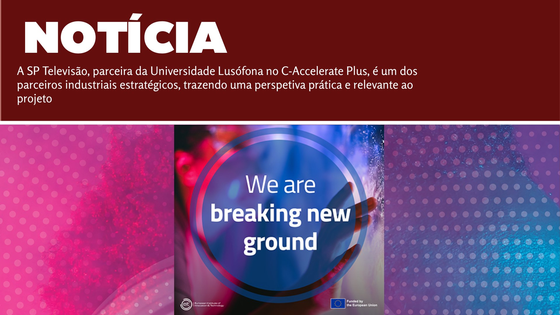 C-Accelerate Plus: juntos na inovação criativa e na educação europeia