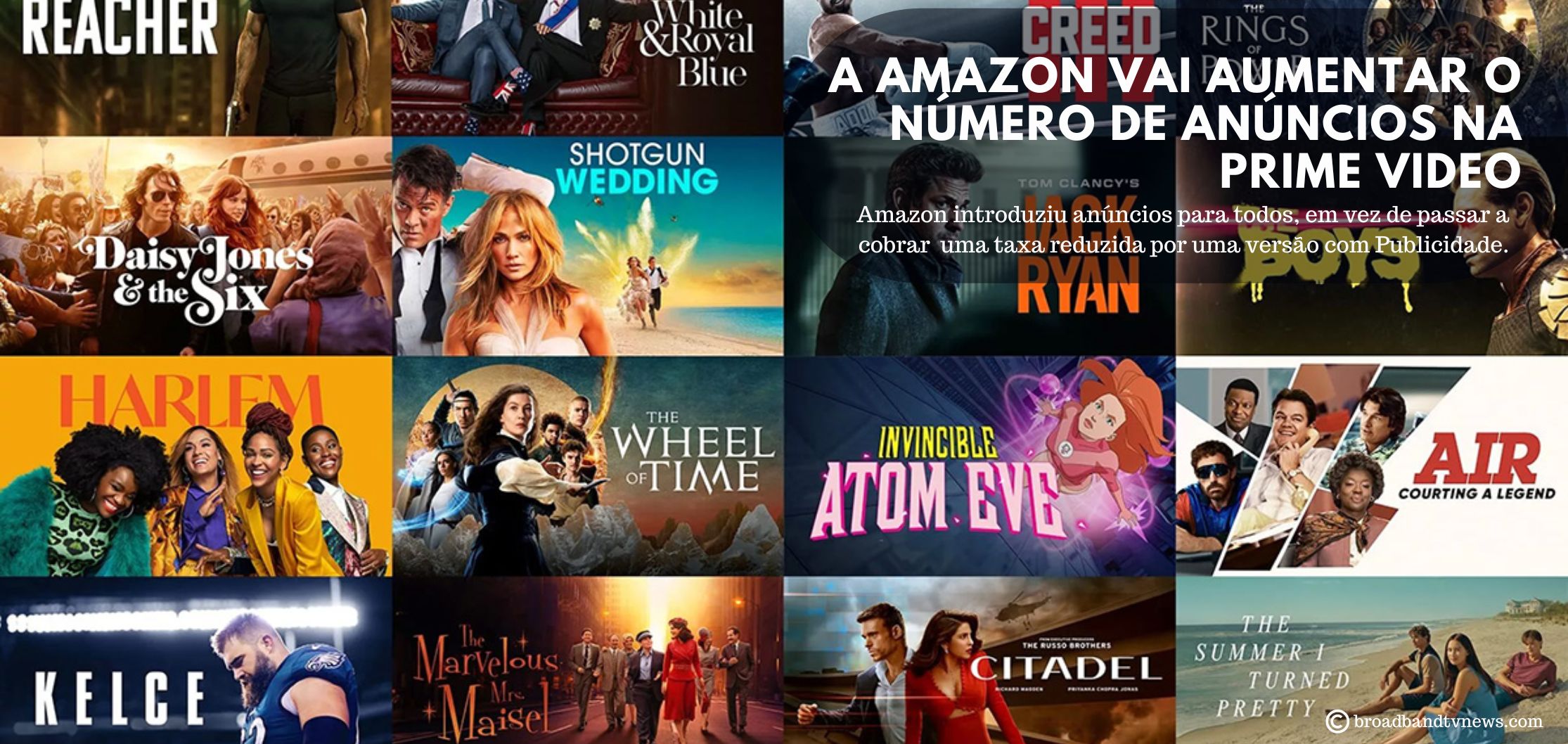 A Amazon vai aumentar o número de publicidade na Prime Video