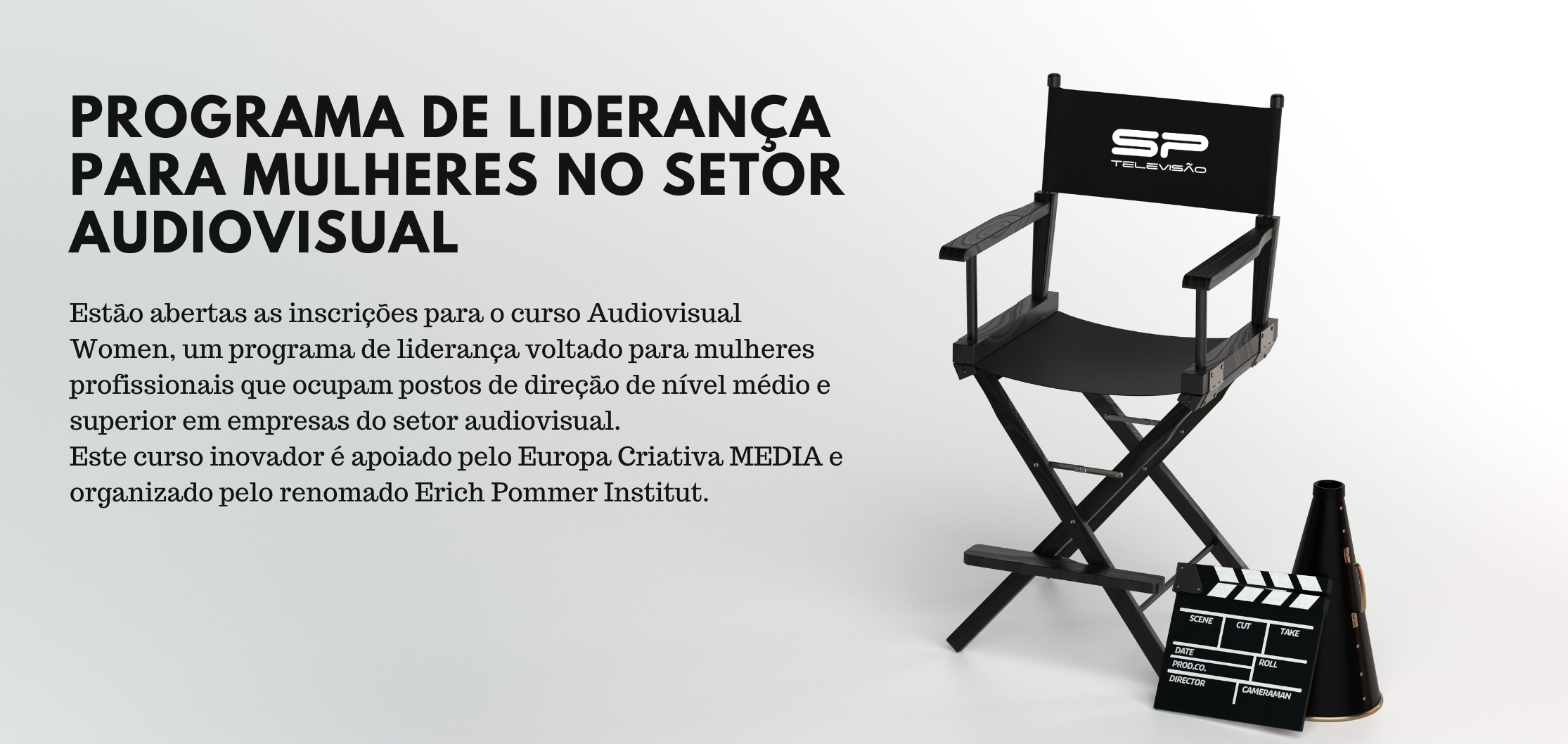 Programa de Liderança para Mulheres no Setor Audiovisual