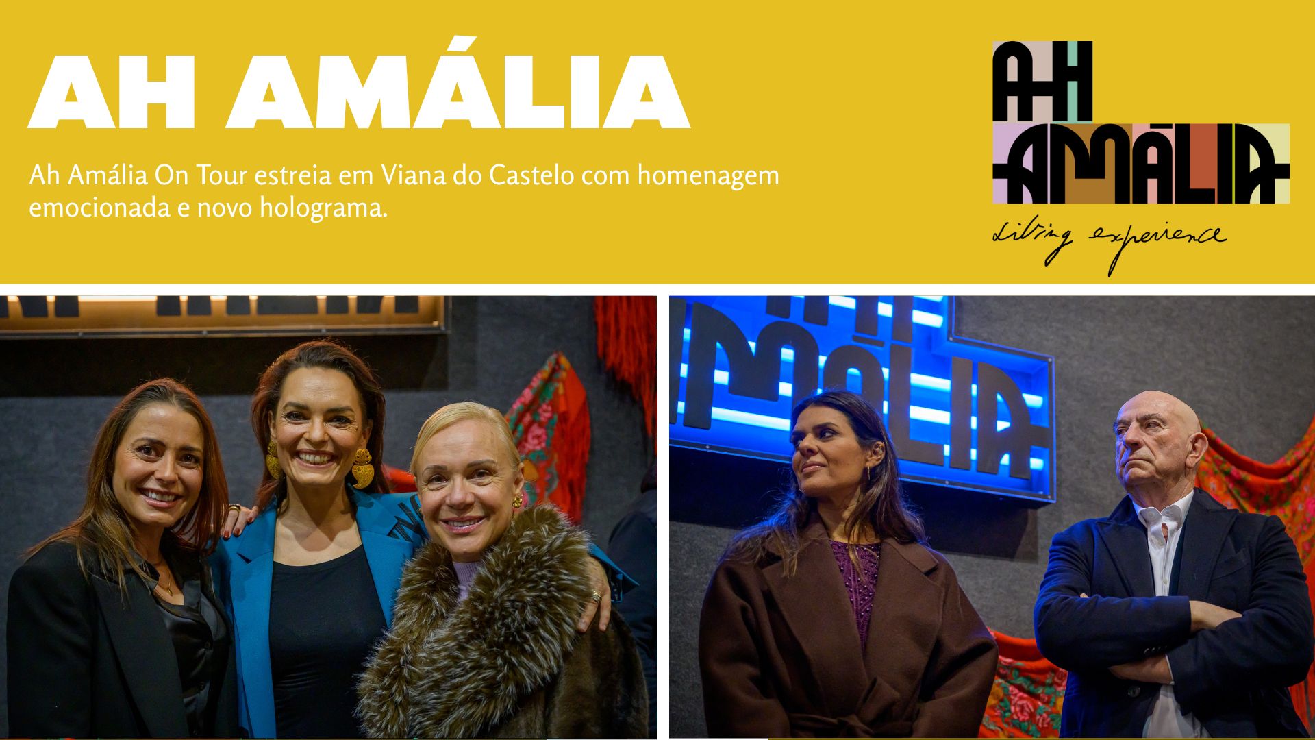 Ah Amália On Tour estreia em Viana do Castelo com homenagem emocionada e novo holograma